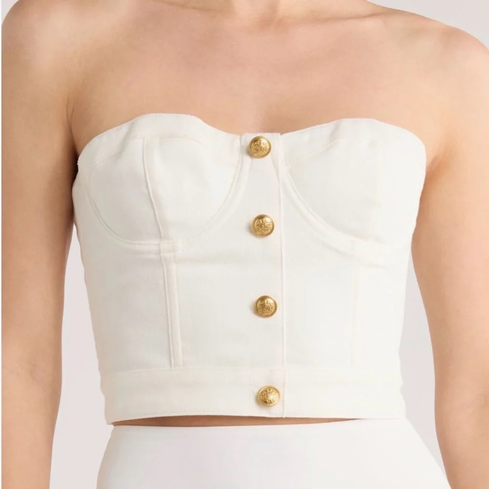 Alice + Olivia Hensley Bustier Top - Picture 1 of 5